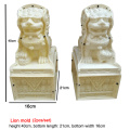 high quality pillar decoration plastic cement animal sculpture mould lion concrete statue mold